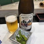 寿司の美登利 - 瓶ビール