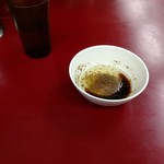 ラーメン二郎 - 蒲焼タレ山椒たまご。山椒の香りがががが