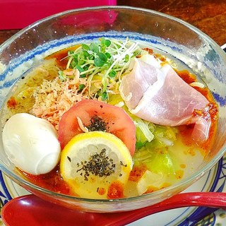 らぁ麺屋 大明神 - 冷やしエビSOBA‼