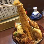 天丼の岩松 - 穴子デカ！！！