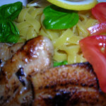 綱取物語 - とまとつけ麺の麺アップ