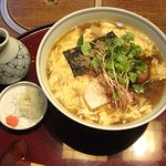 近江家 - 梅とじ蕎麦