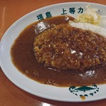 福島上等カレー - カレー550円+生卵60円