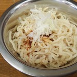 UMAMI SOUP Noodles 虹ソラ - 「冷たい味付替玉」(スルメオイル)(2018年8月1日)