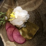 豆たく - 白エビの昆布〆