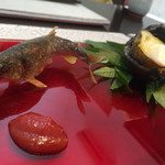 日本料理 TOBIUME - 鮎の塩焼き•若松クィーン•じゃがバター