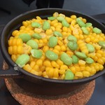 日本料理 TOBIUME - ゴールドラッシュ•若松産枝豆