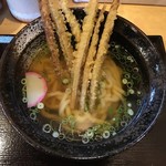 明豊うどん - ごぼう天うどん５００円