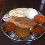 南インド料理ダクシン - 180628南インド定食1240円