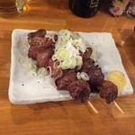 焼とり よね田 - 180630鳥レバー180円×2