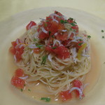 Osteria Tutto Sole - 大分県産しらすとフレッシュトマトの冷製カッペリーニ