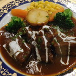 レストラン山水 - 和牛極上スネ肉のビーフシチュー