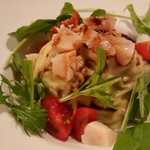 パスタピッコラ - 焼きナスとホタテの冷製パスタ