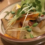 ばんじょう - ブリとシマアジの竜田南蛮漬け