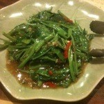 タイ料理 Sweet Basil - 空心菜の炒め物