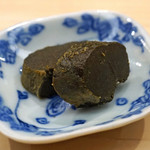 日本橋蛎殻町 すぎた - 鮑の肝の味噌漬け