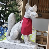 ラ・ボンヌターブル - コレドのお隣の福徳神社のお狐さん。
                福徳神社は福徳稲荷神社なんですね