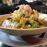 みどり食堂 - 冷やし野菜ラーメン700円