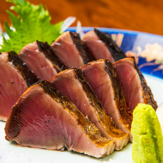 土佐名物『かつをの藁焼き』