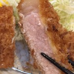 とんかつ まさむね - ロースカツ 中央部分