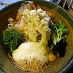 そば処 清水 - 山彦は舞茸天ぷらが特徴です