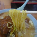 Appuru Shokudou - 平打ち縮れ麺