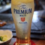 髭将 - ハイボールはレモンたっぷりと