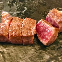 近江牛鉄板焼 伊ぶき - やっぱり断面❤️