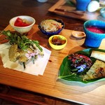 山のごはんよもぎ - 前菜盛り