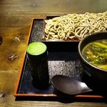 志楽亭 - 鴨せいろ！蕎麦が青々してます。