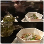 星期菜 白金 - ＊最初に「鶏出汁スープ」、次に「鉄観音茶」がかけられます。