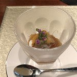 星期菜 白金 - 青鮫フカヒレの冷製茶碗蒸し