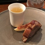 星期菜 白金 - 糸島豚の柔らか叉焼　蜜蘭単叢茶添え