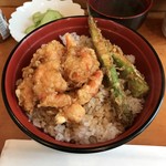 天ぷらいちかわ - H30.7　かき揚げ丼