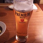 目黒川魚金 - 生ビール
