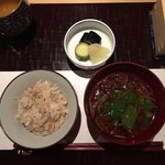 大三 - 鯛めしと赤だし、香の物