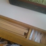 竹老園 - 机の引き出しには、箸が入ってます