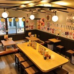 もつ焼男体山 - 2階はお座敷とイスで36席あります。