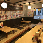 もつ焼男体山 - 2階はお座敷とイスで36席あります。