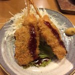 おおとり - せせり串かつ（日替りセット）
