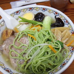 なにや - 麺菜クローズアップ