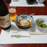 Nakagawa - ビールとお通し