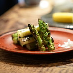 鶏けん - アスパラ