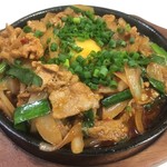 居酒屋台 中松 - 豚キムチ炒め