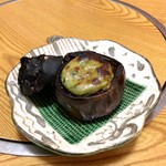 板 石山光一 - 丸茄子 山椒味噌田楽