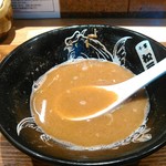 中華蕎麦 とみ田 - 中華そばスープ割り