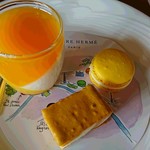 カフェメニュー　ピエールマルコリーニコラボメニュー