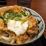 丸亀製麺 - タル鶏天うどん