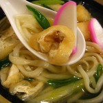 がんこ親父 - 志の田うどん580円