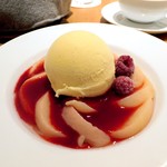 お茶とお菓子まやんち - ピーチメルバ